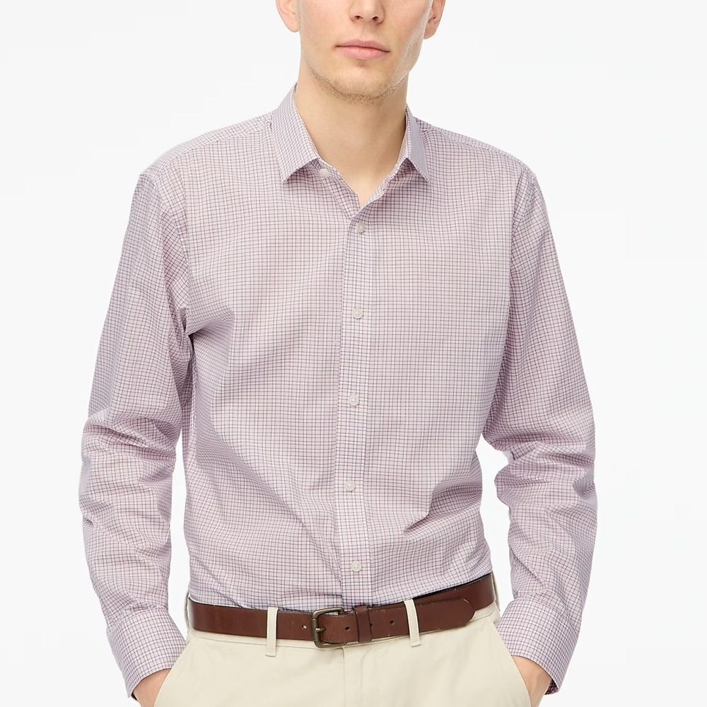 J. Crew Slim Performance Dress Shirt Size Large